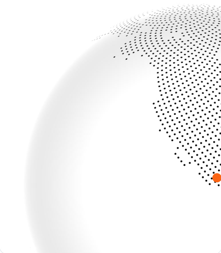 Dotted globe