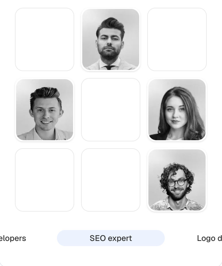 Grid of instructor portraits